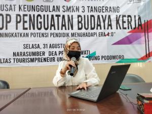 Workshop Penguatan Budaya Kerja, 31 Agustus 2021